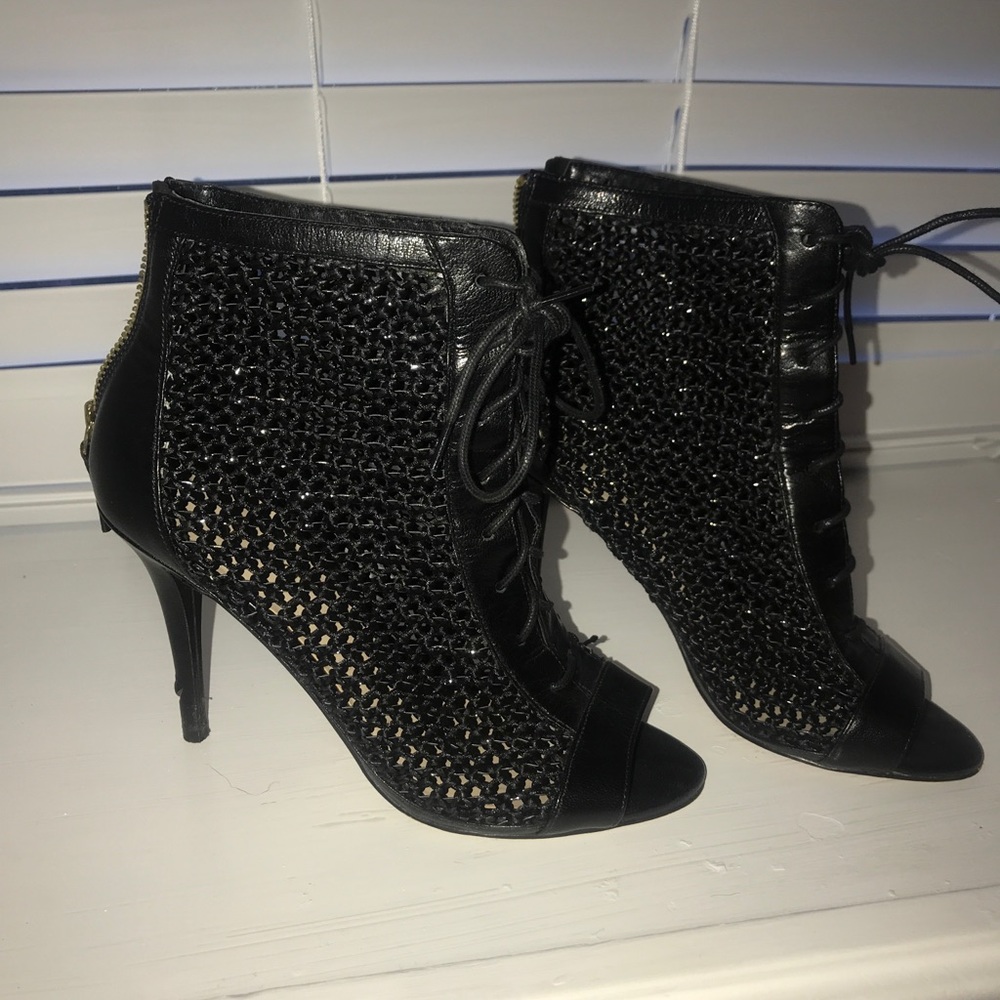 Black Nine West Booties - Picture 2 of 5